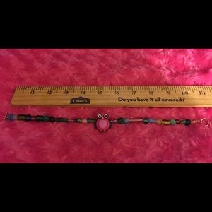 Handmade  Girls Glass Bead Necklace